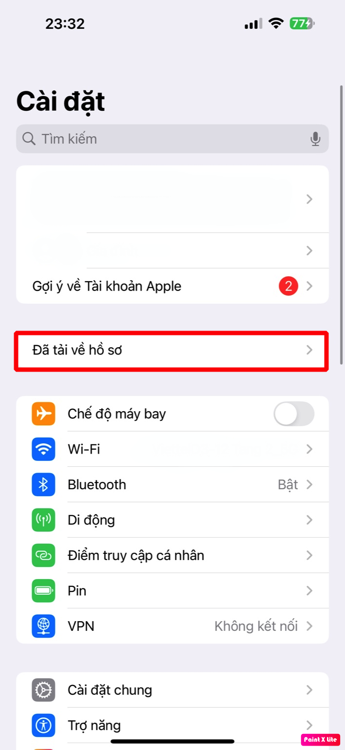 Đã tải về hồ sơ